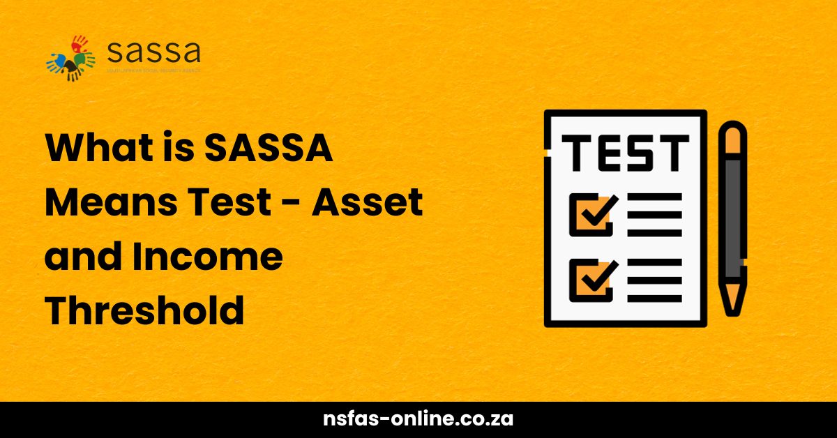 What is Sassa Means Test Asset and Threshold [2024]